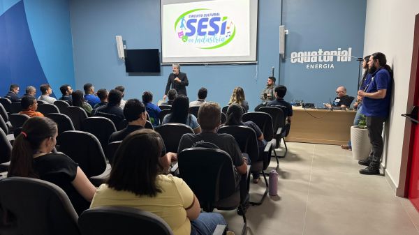 Palestra interpretada e música ao vivo abrem as atividades do Circuito Cultural do Sesi em Parnaíba